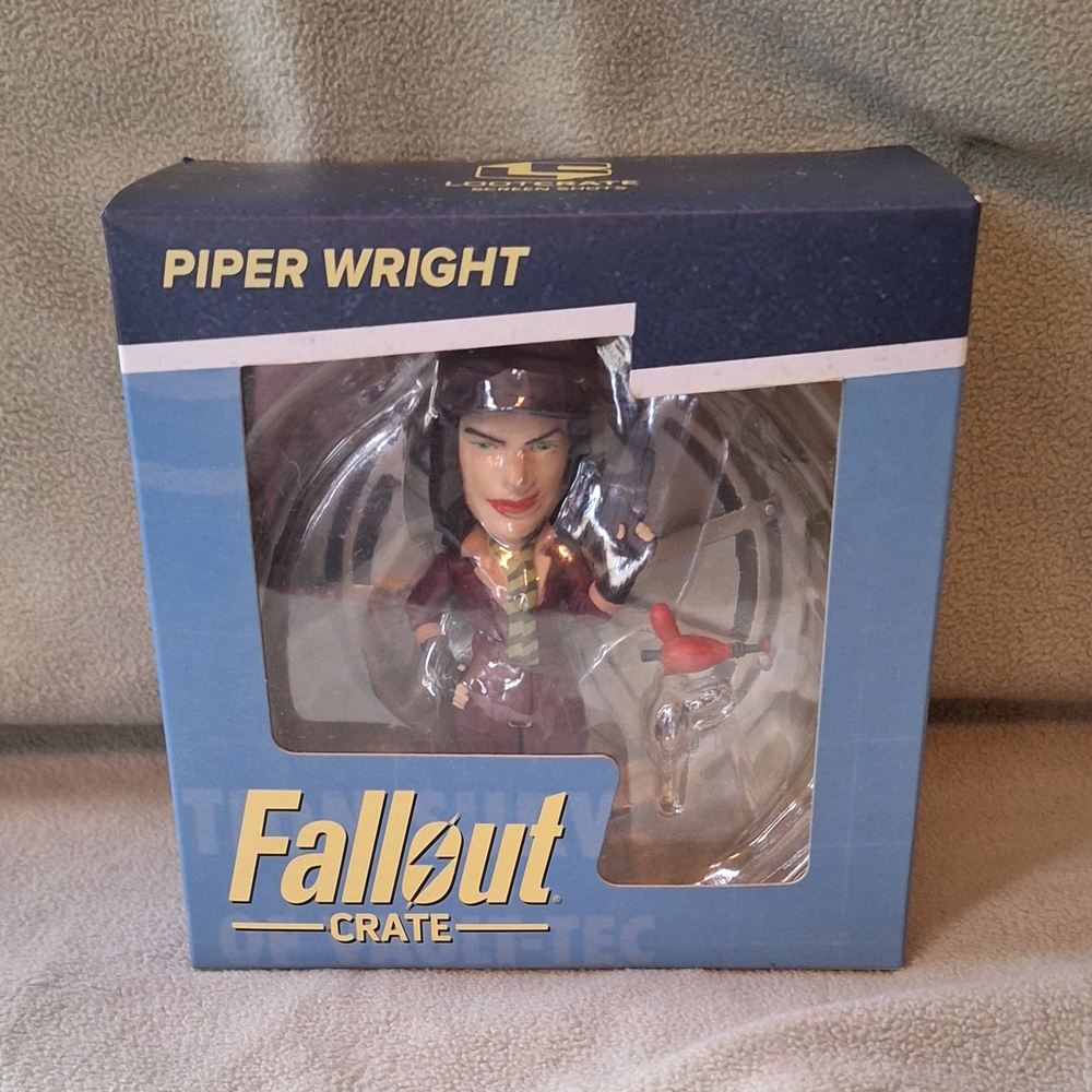 Fallout Piper Wright Action Figure - Red and Brown